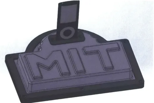 Figure  1:  SolidWorks assembly of the  original  speaker setup that is currently  used, designed  by Dan  Kelly