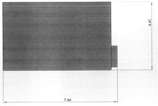 Figure 7: Dimensional  Schematic  of Custom  Circuit Board made for EDS  lab (EDS-board).
