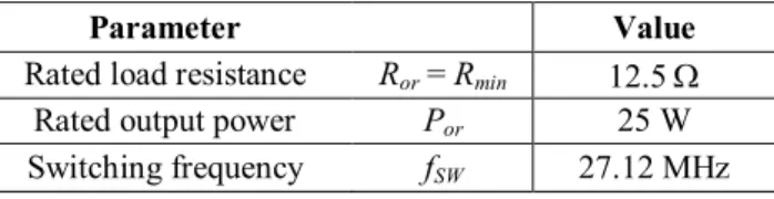 Table  I  summarizes  parameters  chosen  for  the  example  we carry out here. 