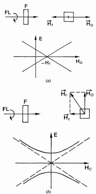 FIG.  11. -  Précession  de  Larmor  d'atomes  199Hg  autour  du  champ fictif Hf. Résultat expérimental