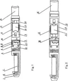 Figure 6 : Anatomie d’une cigarette électronique (RIVIERE, 2013). 