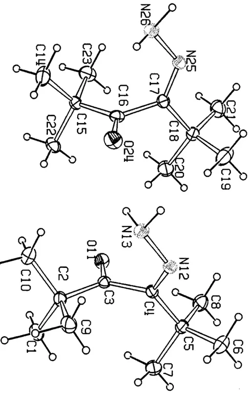 Figure  1:  OrtepII  (J  2)  vue gbu!rale des cOf?formeres  1  A  et  1  B 
