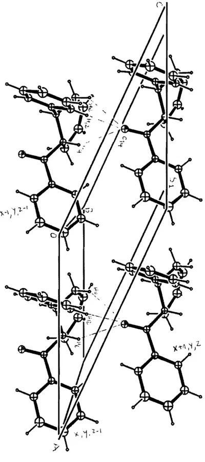 Figure  7 :  dessin  I'empilemenl mo/eculaire du  compo,&lt;&#34;t!  III 