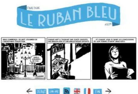 Figure 3. © Aseyn et Fibre Tigre, Le Ruban bleu (http://www.lerubanbleu.com/). 