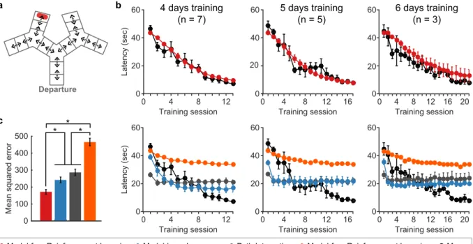 Figure 3.  Neural correlates of the exploration-exploitation balance of model-free reinforcement learning model  with a memory of past actions