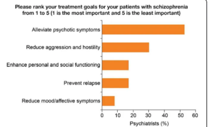 Figure 3 The patient behaviours on which psychiatrists primarily based judgements regarding improvements in social functioning.