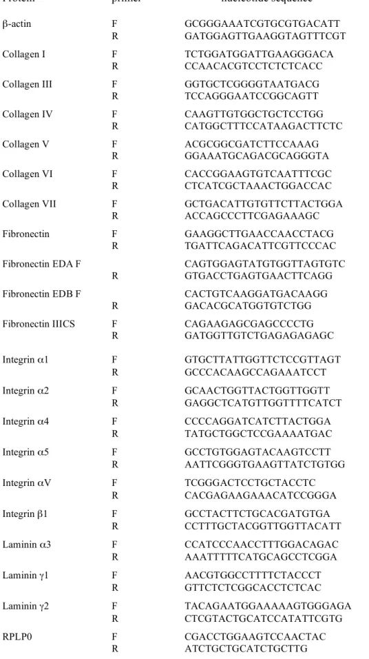 Table 1.  Nucleotide sequence of primers used for cDNA amplification 
