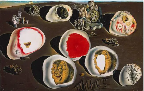 Figure 3 : « Les accommodations du désir », Dali, 1929. 