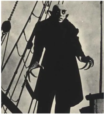 Figure 11 : Nosferatu, film adapté du roman de Bram Stocker 1922 réalisé par Friedrich W