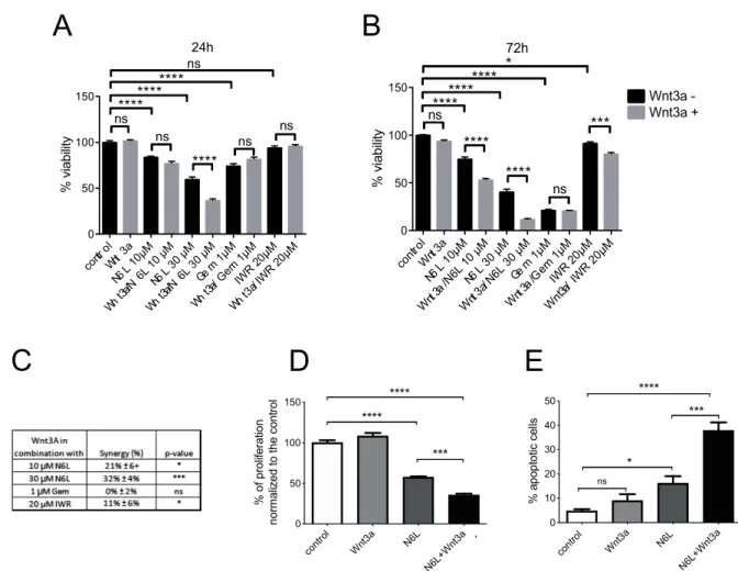 Figure 4. Wnt/β-catenin pathway activation specifically sensitizes cells to N6L targeting