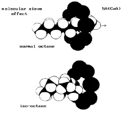 Figure 2.15 - Molecular Sieve Effect. 