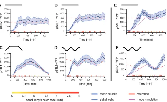 Figure 8: Real-time control of gene expression can be achieved at the population level
