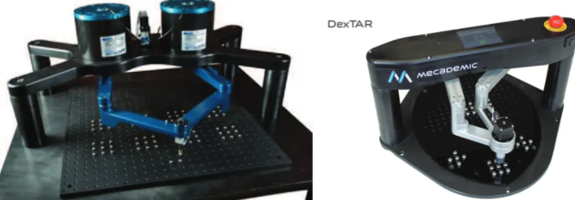 Figure VI.19 – Les autres prototypes ayant servis à valider les approches permettant de traverser les singularités.