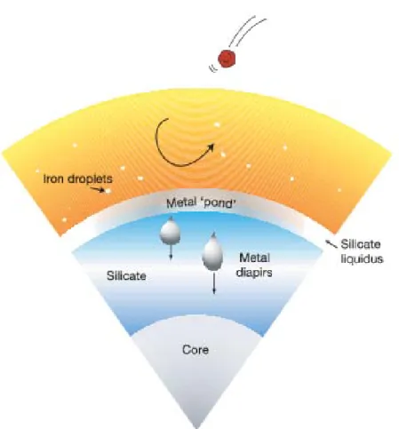 Figure 1.15 Woods’s deep magma ocean model. Reproduced from Wood et al. (2006).  