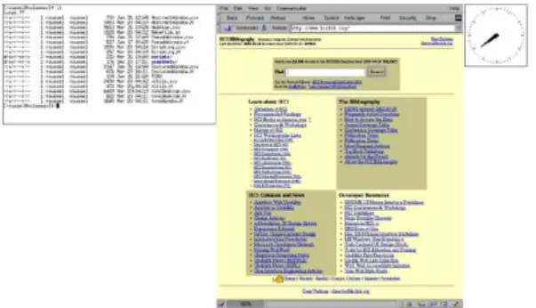 Figure  6:  Sample  tiled  layout  of  an  XVNC  desktop managed by Ametista.