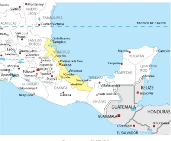 Figure 1 : Etat de Veracruz 
