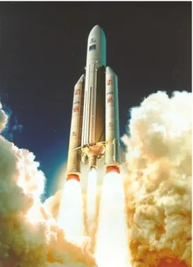 Figure 4.1 – Ariane 5 au decollage - vue d’artiste