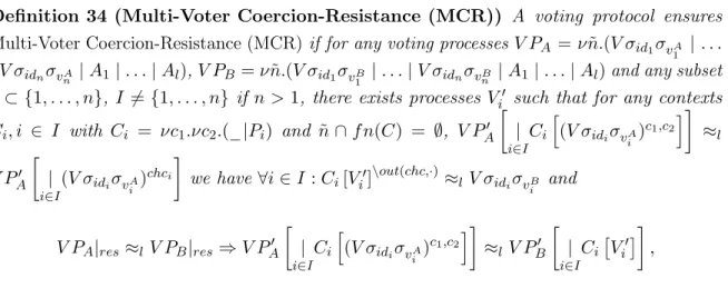 Figure 7 – Relations among the notions. A − → C B means that under the assumption C a protocol ensuring A also ensures B.