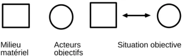 Figure 2 - La situation objective (Brousseau 1986) 