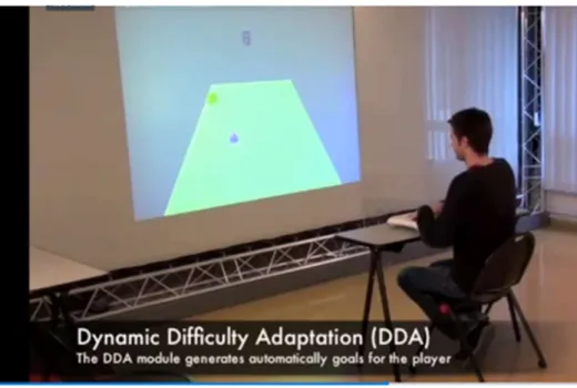 Figure 4. Displaying the game in a vertical way on a larger scale 