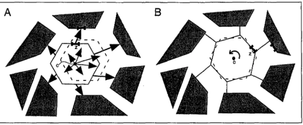 Figure  2.4  Calcul du  déplacement  des  blocs 
