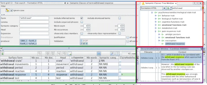 Figure 5. TyDI (Terminology Design Interface).  