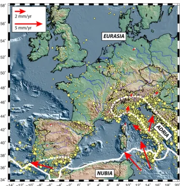 Figure 2 presents the SI-Hex catalogue and its most recent complement up to 2018. During this period, over 50 000 earthquakes have been recorded with a completeness magnitude Mw ≈ 2.5