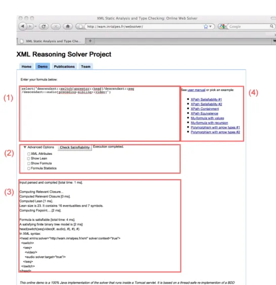 Figure 4.10: Screenshot of the Solver Interface.