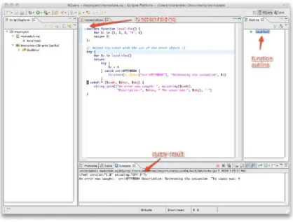 Figure 4.12: Overview of XQDT user interface.