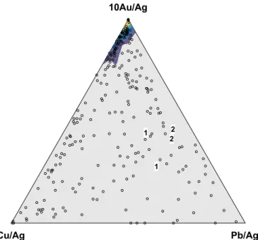 Fig. 8. Wheel fractions with isotopic data (Table 3, numbers 1 and 2).  