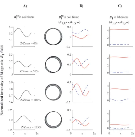 Fig. 8.6  Set of gures equivalent to ρ = 0.5 mm : Magneti eld vetors alulated in the