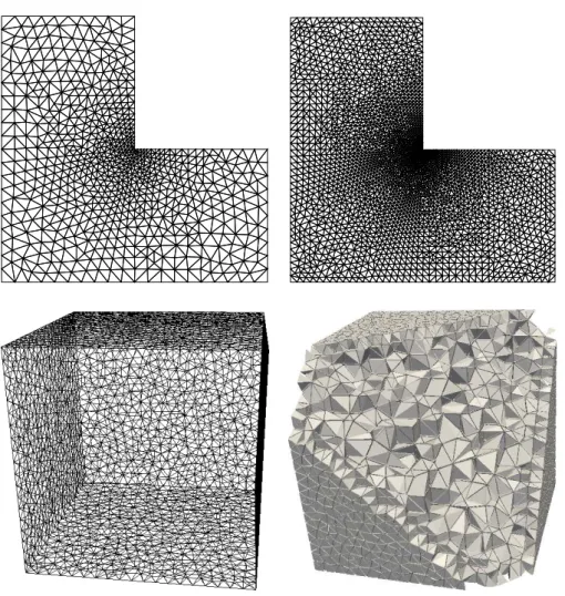 Figure 3.2 – Visualisation de maillages.