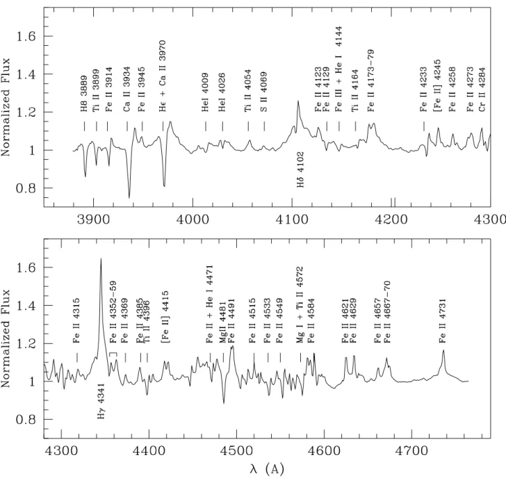 Fig. 3. A spectrum of R 127 obtained in 1997 November using the ESO NTT+EMMI with grating #12.