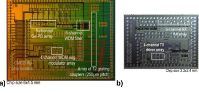 Figure 4. Schéma de la structure en pont de l'intégration  par flip-chip [7] 