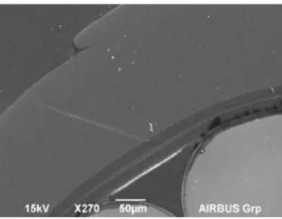 Figure 1 : Image MEB du câble aéronautique. 