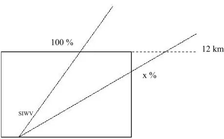 Figure 1.6: Schéma représentant la prise en compte de la répartition des SIWV dans les voxels