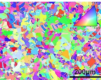 Figure I.1.1-5.  Image de  l‟analyse par microscope  optique de la surface d‟un  échantillon d‟Inconel 600 