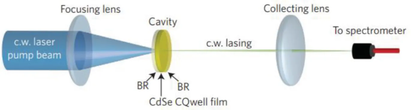 Figure 28 : Schéma de principe d’un laser avec deux réflecteurs de Bragg. Reproduit de [71]