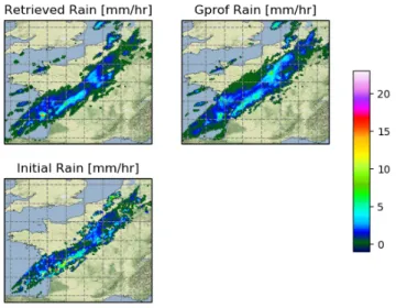 Figure 4: Same as Fig 3 but for surface rain for Typhoon  Harold on 6th April 2020. 