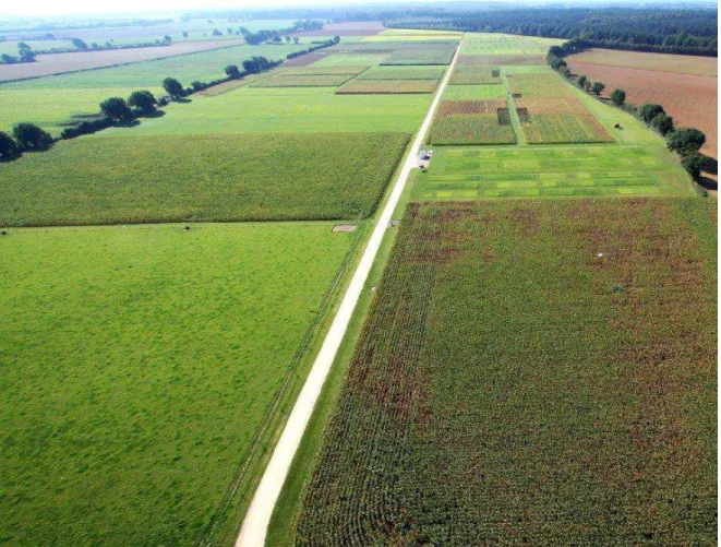 Figure 15. Photography of Lusignan temporary grassland site of SOERE ACBB. Source: soere- soere-acbb.com 