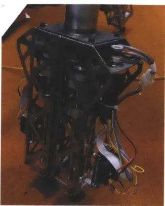 Figure  2-11:  The  original  foot  configuration  where  the  middle  two  were  bolted  back to back.