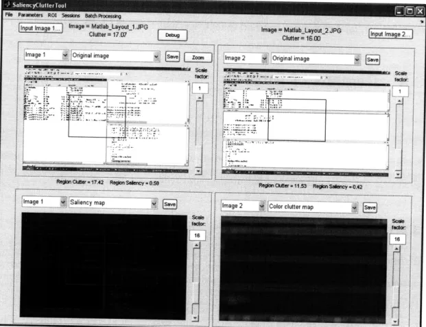 Figure  3-2:  Identical  ROIs  selected  in  two  different  interface  designs.