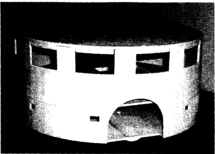 Figure 4:  The 3-D  printed chassis by  itself.  printed on a Z Corporation  machine.