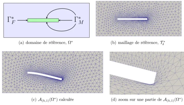 Figure 2.7 – Géométrie du test et illustration des limites d’utilisation de la méthode basé sur l’extension harmonique standard.