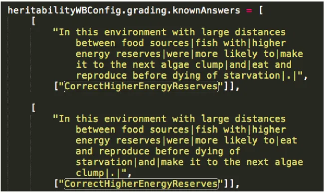 Figure 3-3: Example of Known Answers for WordBytes Question 8