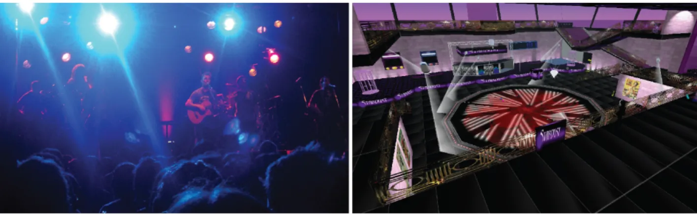 Figure 3 . 3 : Left: Photo of a nightclub.