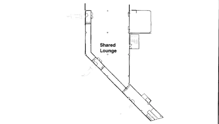 Figure  2.6.  Shared  Departure  Lounge at Las  Vegas/McCarran  Terminal 2