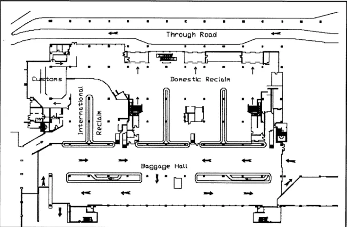 Figure 2.16.  International/Domestic  Swing Baggage  Claim  - Wellington,  New  Zealand