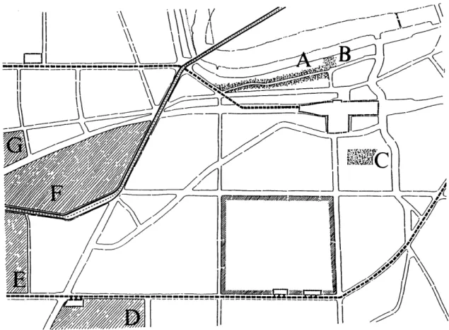 Fig. 4.1.1  Redevelopment potential on  Taipei's east side  Scale:  1/15,000