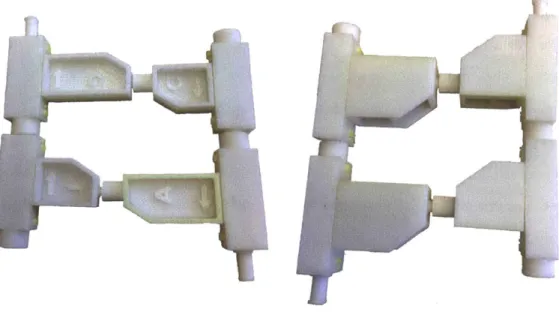 Figure  3-2:  Photographs  of  the  two  basic  form  factors  prototyped  by  3D  printing.